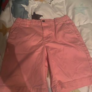Pink khaki shorts
